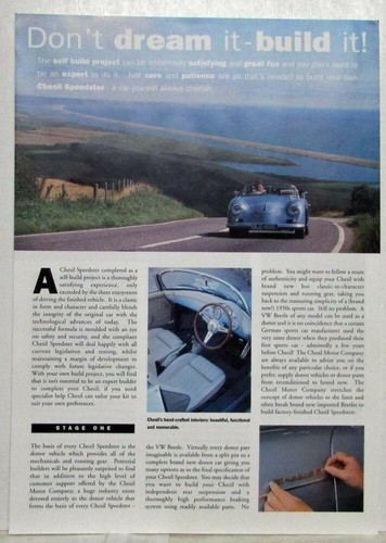 1995 chesil speedster sales - speedster,