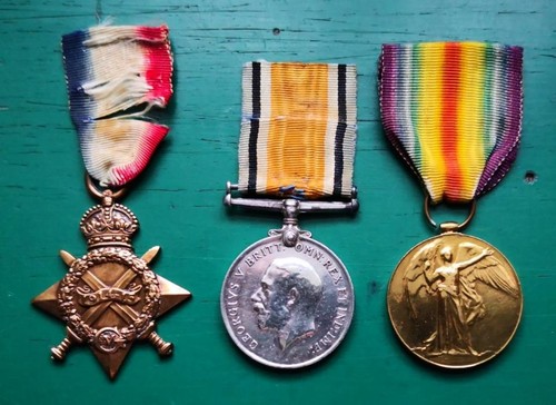 Wwi medal trio - wwi, pte