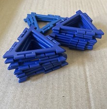 22 pieces Polydron - blue
