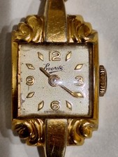 Vintage Gold plated 15 jewels Everite ladies watch.