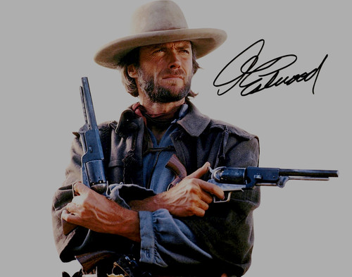 Clint eastwood signed good bad - eastwood,