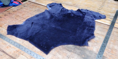 Aubergine genuine sheepskin - genuine,