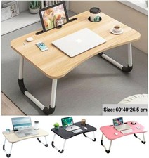 Folding Laptop Table Stand Bed Tray Picnic Sofa Lap Desk Portable Computer