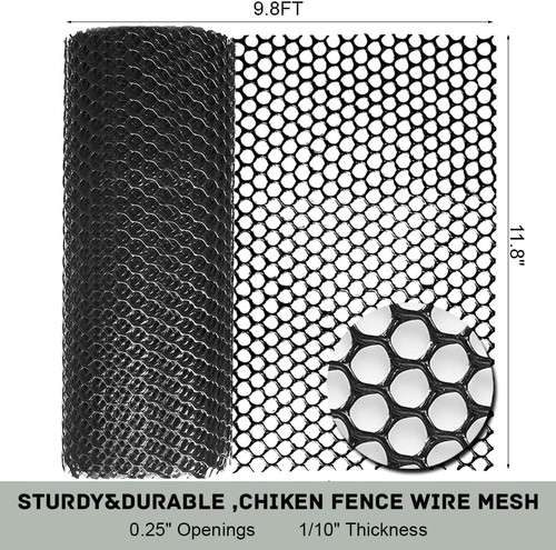Plastic wire mesh fencing - wire,