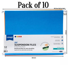 Pack of 10 Foolscap Suspension