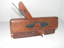 Vintage Marples  Beech Adjustable Plough Grooving Rebate Plane Original Label