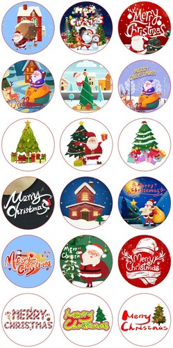 Christmas stickers stocking - stickers,