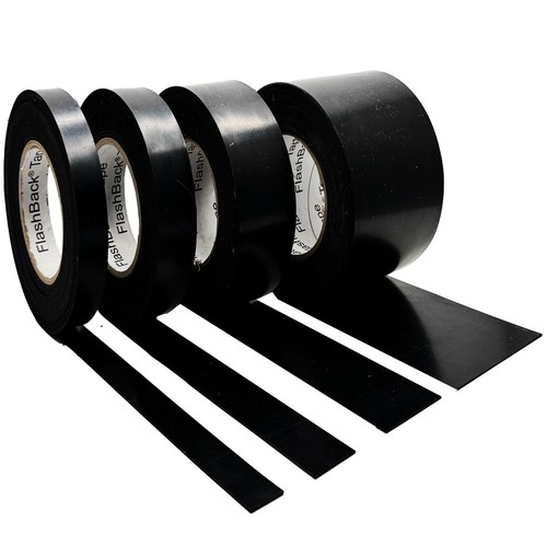 Black solid rubber - rubber, strips