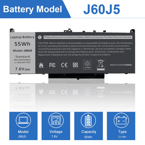 Replacement j60j5 battery for - battery,