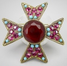 GORGEOUS VINTAGE BSK GOLDTONE