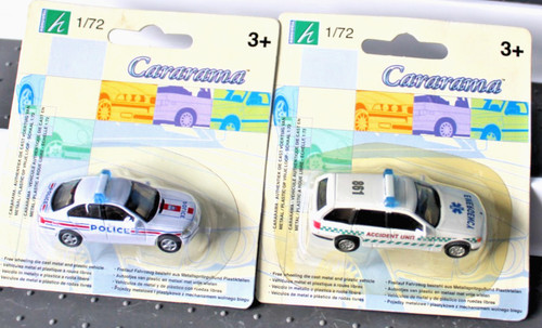 Police and accident - , cars