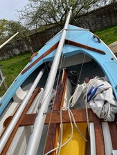 GP 14 sailing dinghy