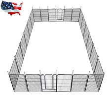 24/32/40" Dog Playpen Metal