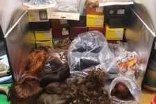 HUGE Lot of 34 Doll Wigs