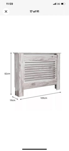 Radiator cover grey see - cover,