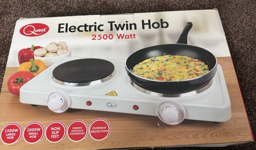 Brand new electric twin hob - new,