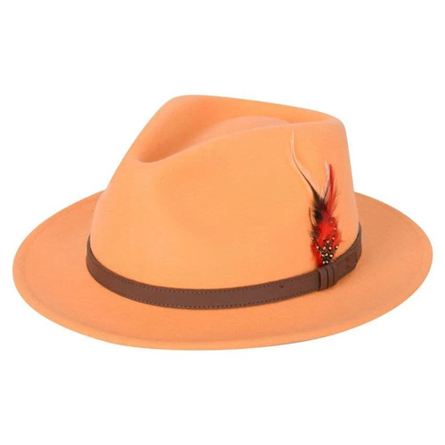 Unisex wool fedora - unisex, hat
