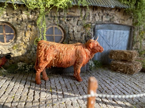 Printed resin highland - 3d,