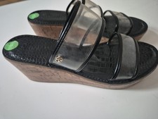 WOMENS DKNY WEDGE FLIP FLOPS