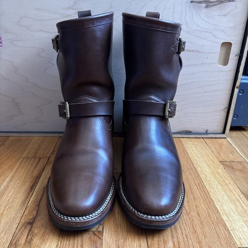 Viberg engineer boots brown - engineer,