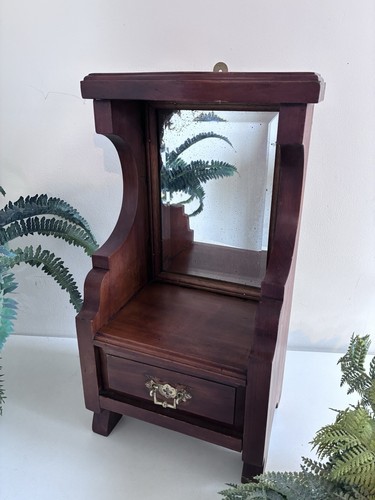 Vintage wooden dressing table - wooden,