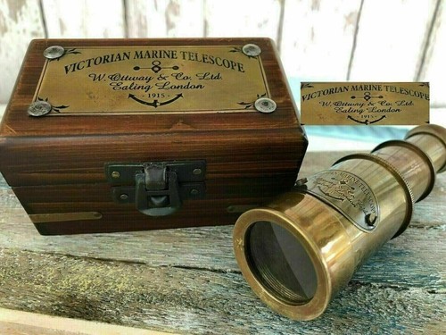 Antique telescope nautical - antique,