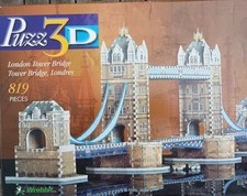 Wrebbit Puzz 3D London Tower Bridge Jigsaw Puzzle.