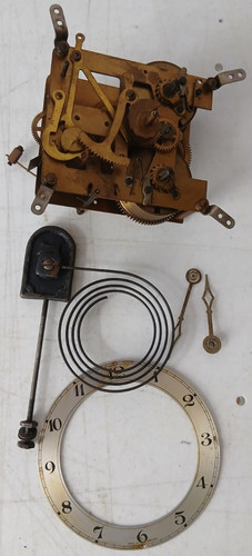 Vintage mantle clock movement - vintage,