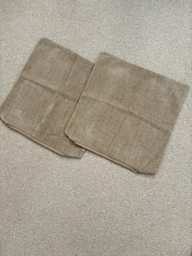 Set beige square cushion - of,