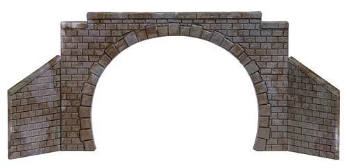 Double track tunnel mouth - , tt