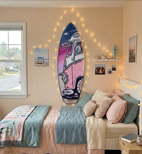 Surfboard wall art handmade - surfboard,