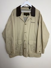 TIMBERLAND Weathergear Water Repellent Cotton Jacket, SIZE XL Leather Trim 