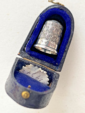 Antique Chester Silver Thimble