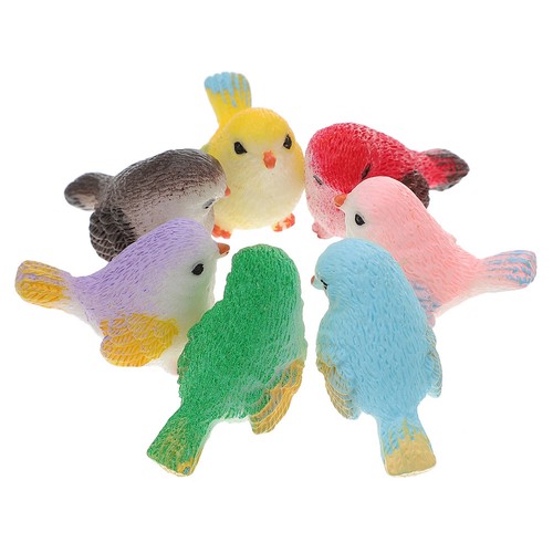 7pcs durable resin bird - durable,