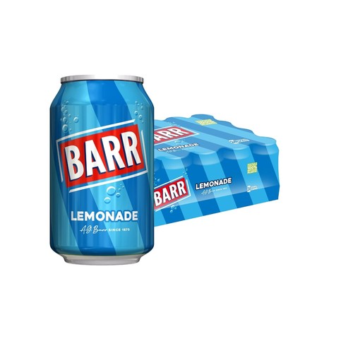 24x330ml barr lemonade fizzy - 24x330ml,