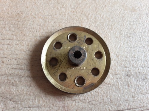 Meccano brass pulley - #21,
