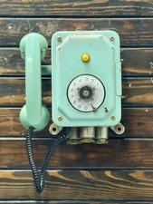 Vintage OKI Nippon Marine Telephone – Deco Brass Ship Engine Room Wall Phone