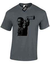 RICK GRIMES GUN MENS T SHIRT WALKER CROSSBOW WEAPON NEGAN CAROL HUNTER GIFT MR