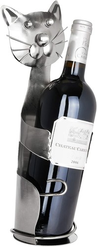 Brubaker cat wine bottle stand - cat,