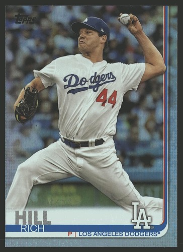 2019 topps 283 rich hill - 2019,