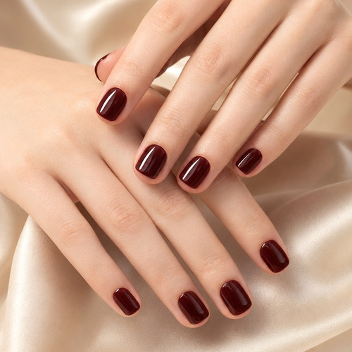 Press nails short - press, square