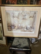 Large Vintage “two Models Lithograph Print By William Russell Flint Ltd Edition