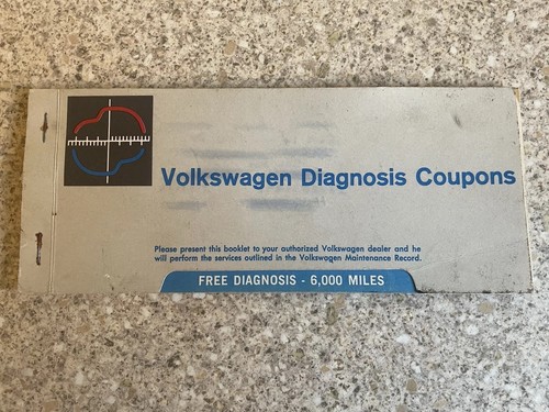 Diagnostic booklet - vw,