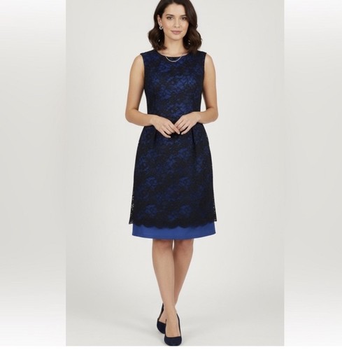 Erdem blue black lace - erdem,