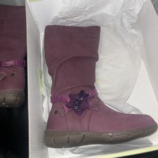 PRIMIGI Kids Girls Suede Embroidered Boots Size 27