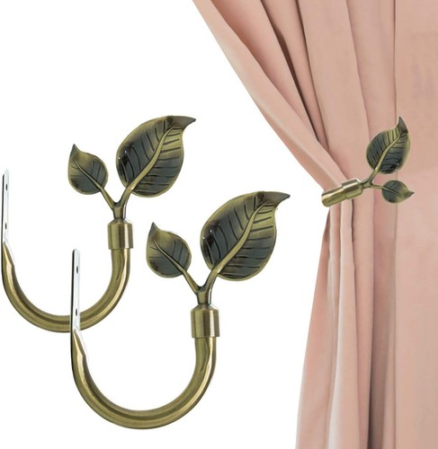 Leaf shaped curtain tieback - leaf,