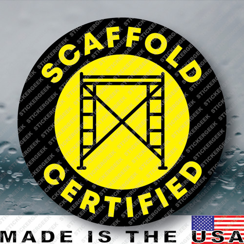 Scaffold certified funny blue - certified,