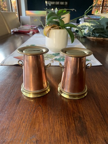 Rare pair arts crafts copper - pair,