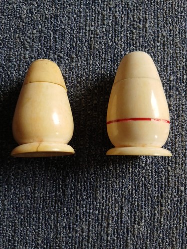 Vintage small bone cruet - small,