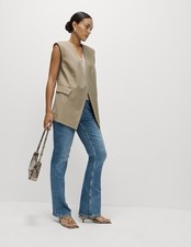 M&S V-Neck Button Through